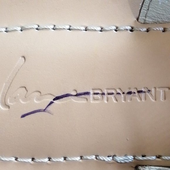 Lane Bryant Womens Luisa Slingback Sandal‎ Tan Leather Buckle Flat Heel 9W - Picture 9 of 10